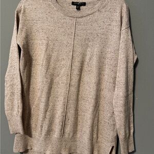 Banana Republic Light Gray Crew Neck Sweater